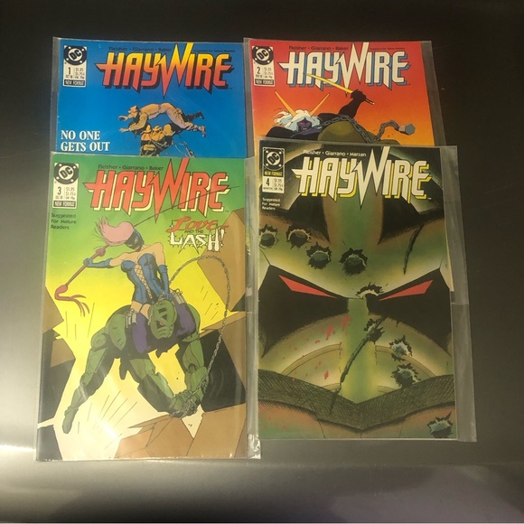 Haywire - DC Comic Bundle - 4 qty - Issues # 1 thru to #4 - in good shape - Picture 2 of 16